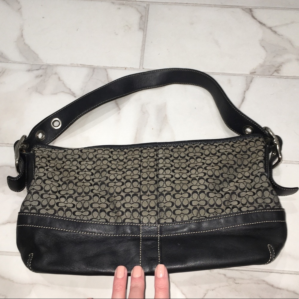 Coach black handbag